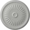 Ekena Millwork Juniper Ceiling Medallion (Fits Canopies up to 7"), Hand-Painted Frost, 36"OD x 1 1/2"P CM36JUFRF - alternate 1